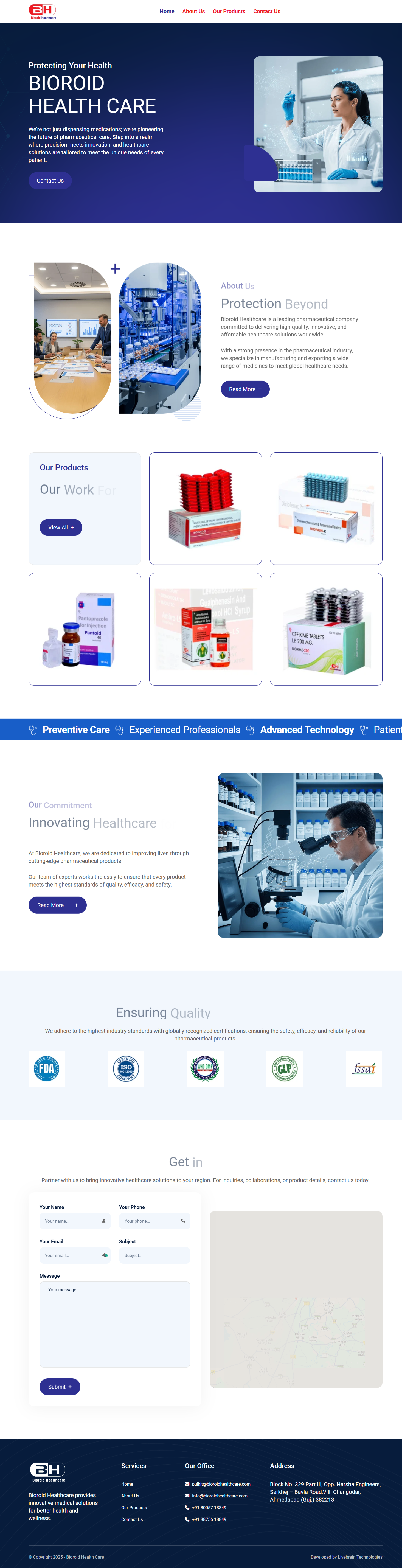 GRM Ceramics website design